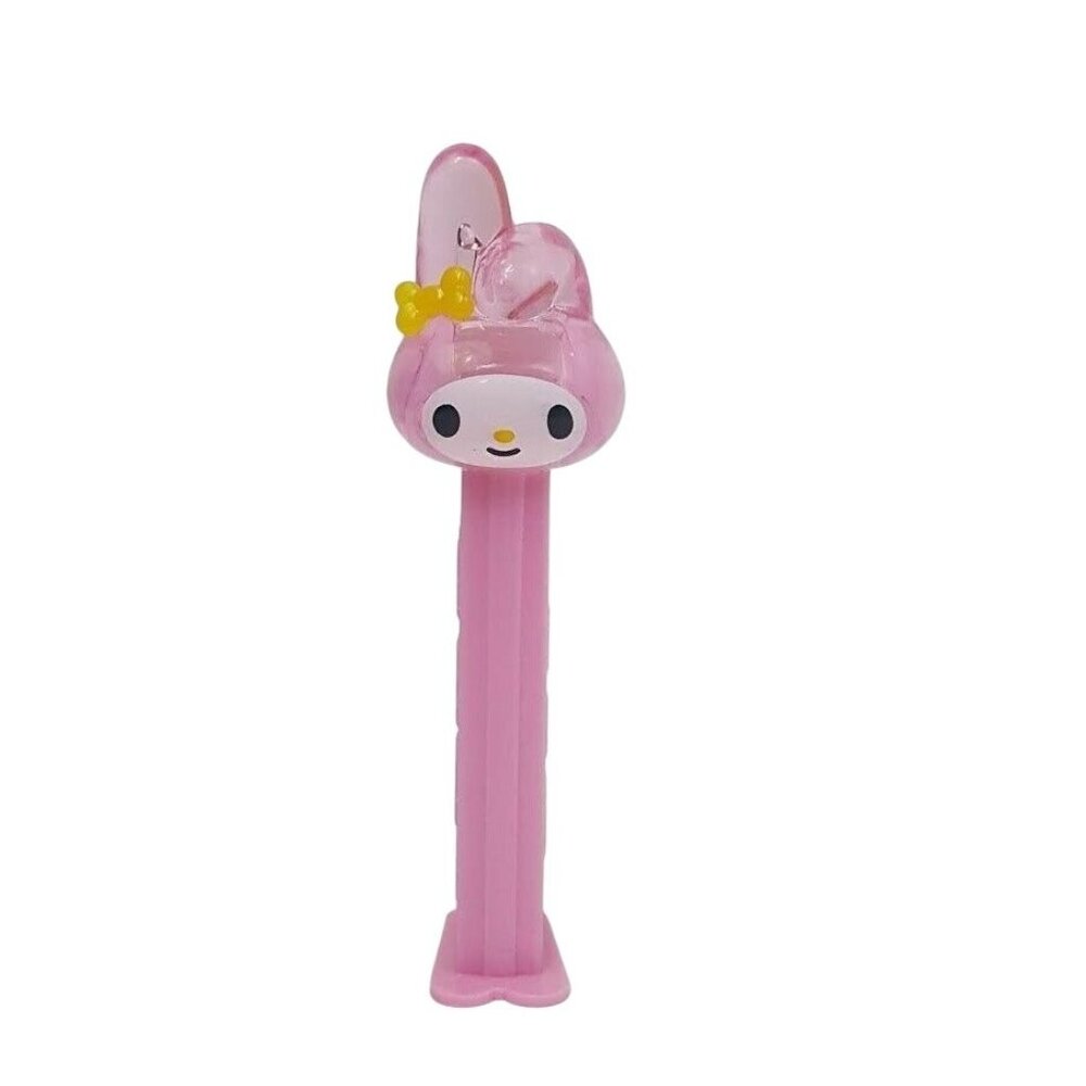 Hello Kitty Bunny My Melody Clear Pez Dispenser Sanrio Loose Pink